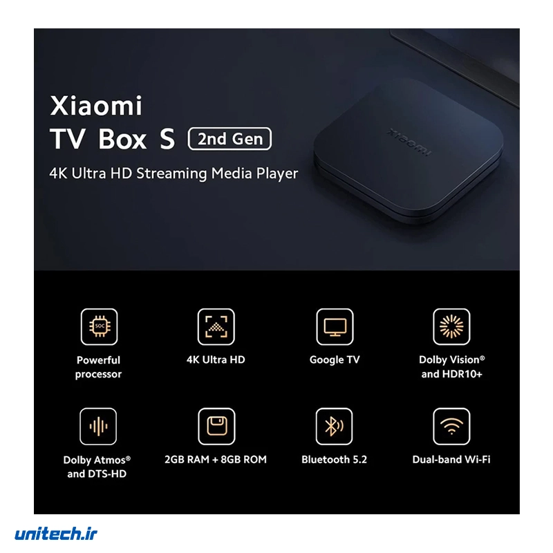 پخش کننده خانگی شیائومی مدل TV Box S (2nd Gen)2